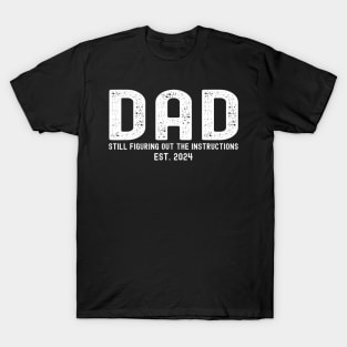 Dad Est 2024 Soon To Be Dad Pregnancy Announcement 1St Time T-Shirt